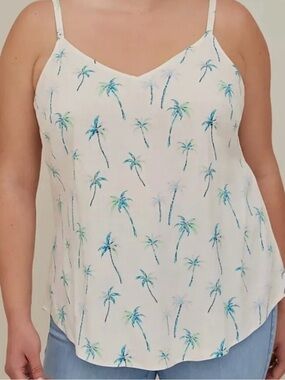 Torrid Palm Tree Print Tank Top